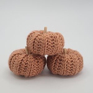 Little handmade rustic pumpkins, fall decor, Halloween, Thanksgiving decor